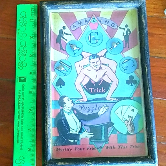 Vintage MAGIC TRICK PUZZLE GAME - Picture 1 of 7